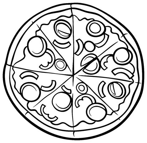 pizza para colorir-4